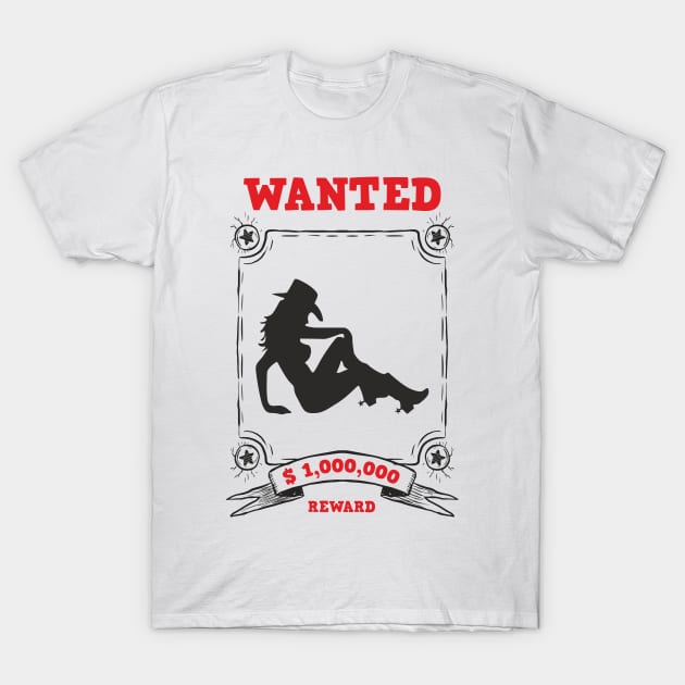 Wanted T-Shirt by ilhnklv